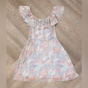 Ladies Lulu’s Off-the-Shoulder Floral Dress
